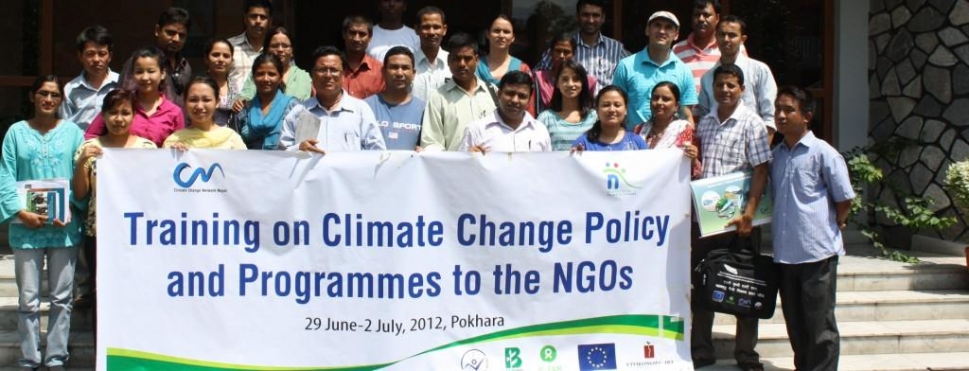 Training on Climate Change Policy and Programmes to the NGOs 29 June - 2 July 2012, Pokhara, Nepal